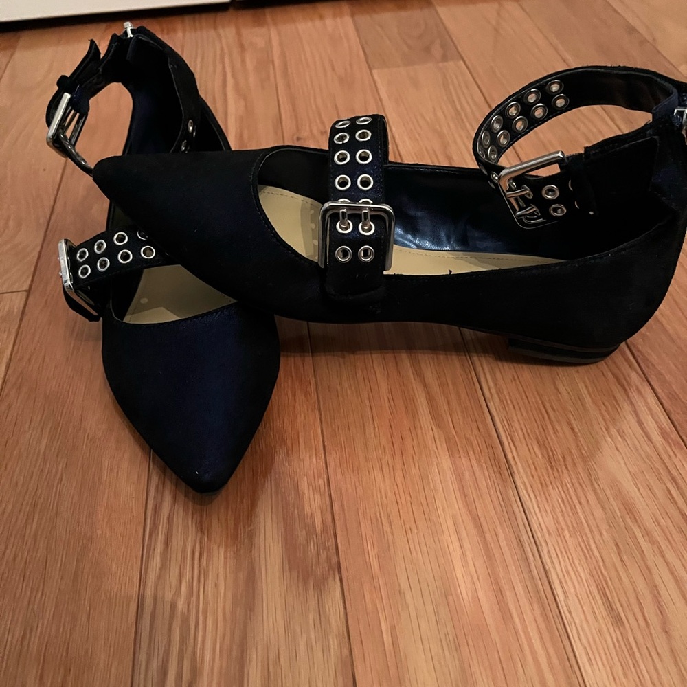 Marc Fisher bright Royal Blue Studded Flats